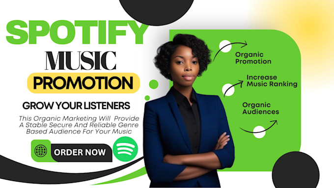 Gig Preview - Do organic spotify music promotion, spotify listeners, viral spotify promotion