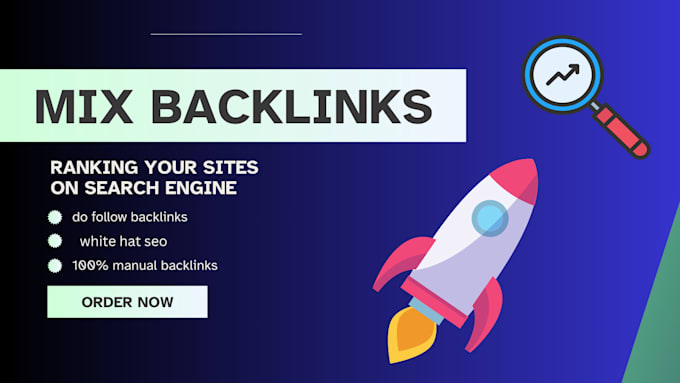 Gig Preview - 200 mix seo backlink with high da pa dr