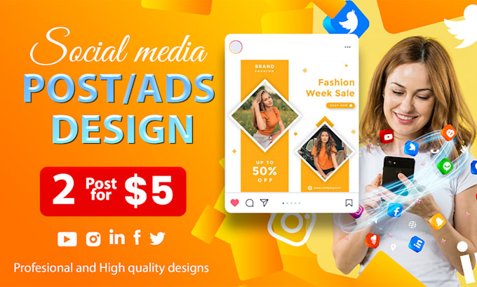 Bestseller - design premium instagram post, ads , banner for social media, insta, fb