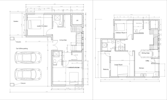 Gig Preview - Do architectural floor plan redesign in autocad 2d