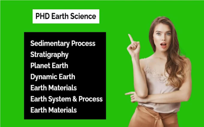 Gig Preview - Assist in stratigraphy sedimentary process planet earth dynamic system materials