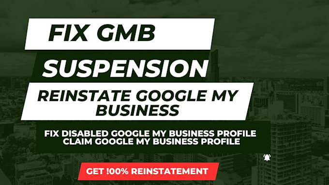 Bestseller - do google my business suspension, gmb reinstate and gmb listing reinstatement