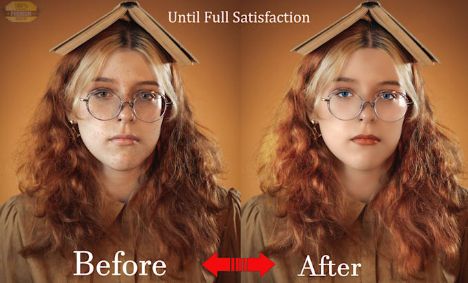 Gig Preview - Do skin beauty photo retouching background removal in photoshop