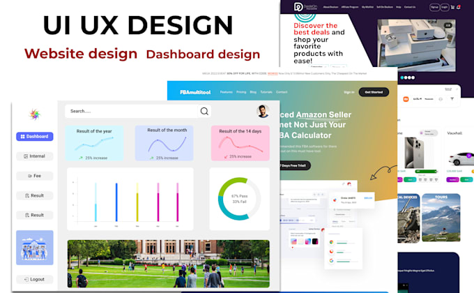 Bestseller - do web ui, mobile ui or dashboard design ui dessign using figma, xd