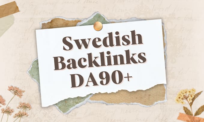 Bestseller - build da90 swedish seo backlinks for google sweden ranking