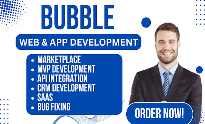 Bestseller - develop bubble ios saas bubble mvp bubble API developer bubble io app website