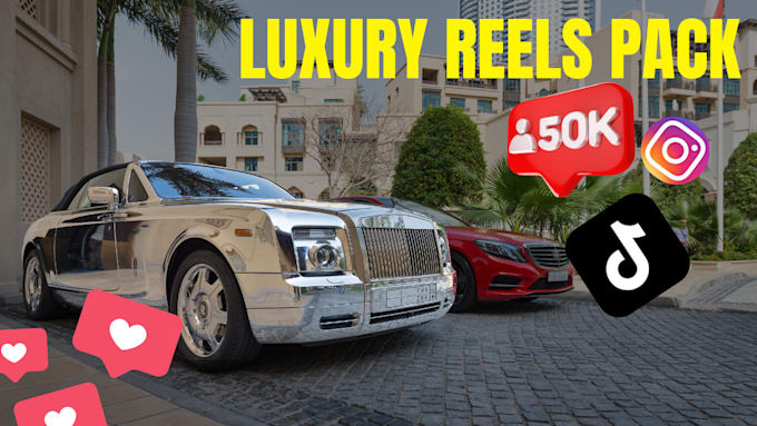 Gig Preview - Give you luxury cars  millionaire lifestyle reels bundle