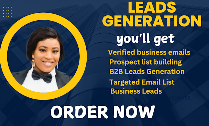 Bestseller - do b2b leads generation, build prospect email list, leads and list generation