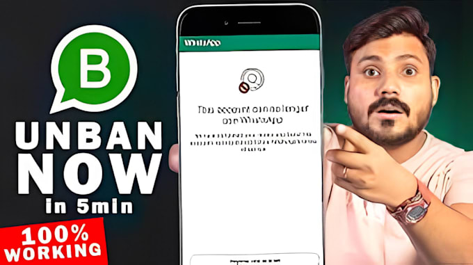 Gig Preview - Do whatsapp ban and unban tiktok ban unban tiktok account and sms marketig