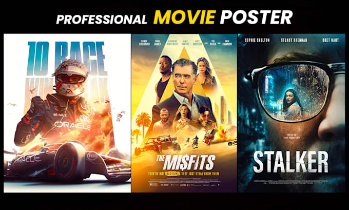 Gig Preview - Design a professional movie poster, film poster, poster