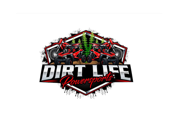 Gig Preview - Create creative and good looking dirt bike logo  design