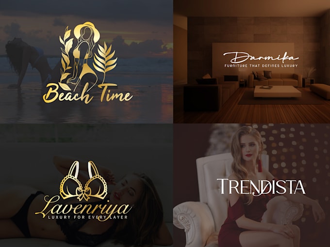 Gig Preview - Do modern minimalist 3d luxury business logo design