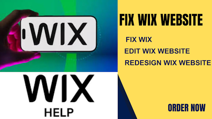 Gig Preview - Fix, update, and redesign your wix website