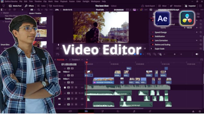 Gig Preview - Do professional youtube video editing