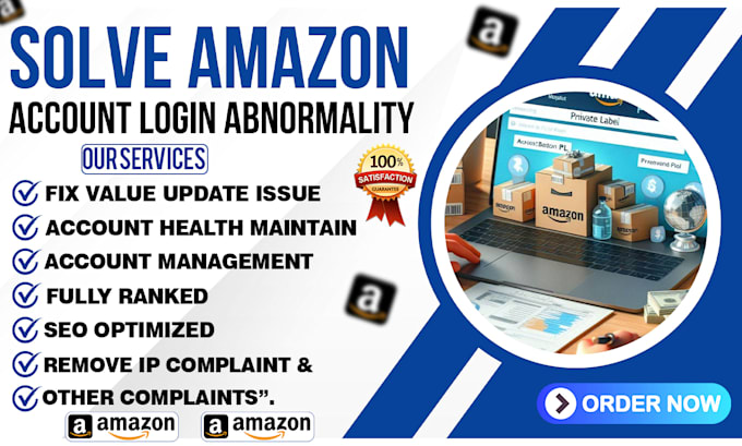 Gig Preview - Solve amazon account login abnormality