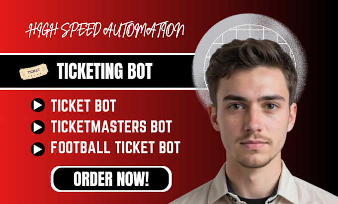 Gig Preview - Develop football ticketing event bot ticketmaster FIFA uefa queue bvb