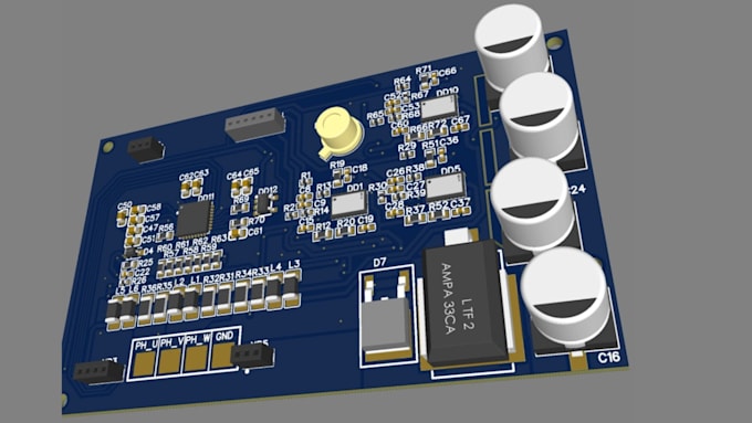 Gig Preview - Design circuit and pcb layout in kicad, proteus, easyeda, altium