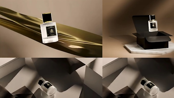 Gig Preview - Create flawless 3d perfume design, renderings realistic 3d models of product