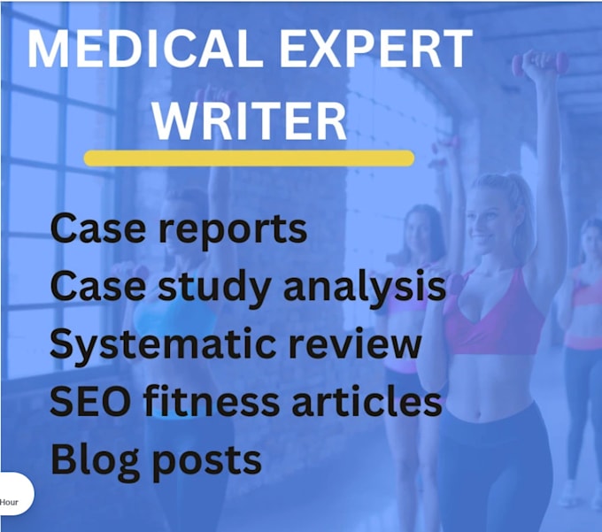 Gig Preview - Do medical case report and case study analysis as a doctor