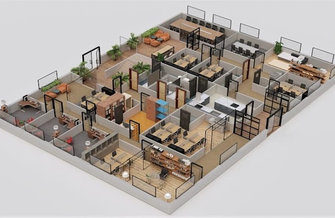 Gig Preview - Do 2d floor plan, 3d floor plan, from matterport, custom professional design