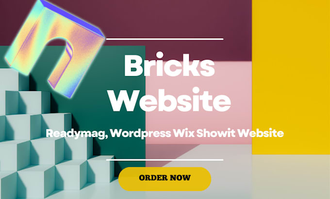 Bestseller - create bricks wix and worpress readymag website for you showit