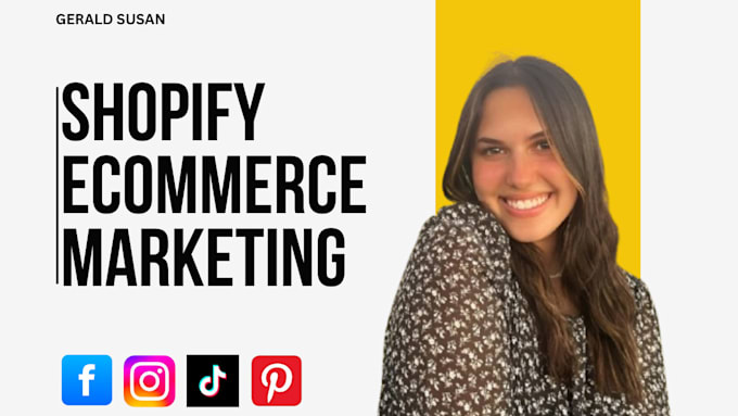 Gig Preview - Do ecommerce marketing to boost shopify sales funnel and shopify manager fb ads