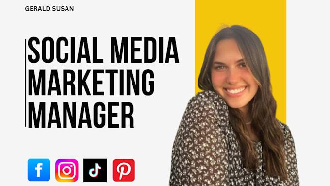 Gig Preview - Be your social media marketing manager do tiktok shop shopify marketing fb ads