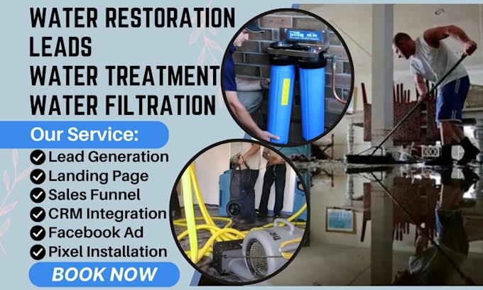 Bestseller - generate water damage restoration leads water treatment water filtration leads