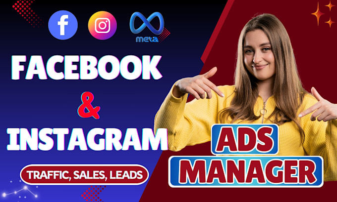 Gig Preview - Be your facebook and instagram ads manager for traffic, sales and leads