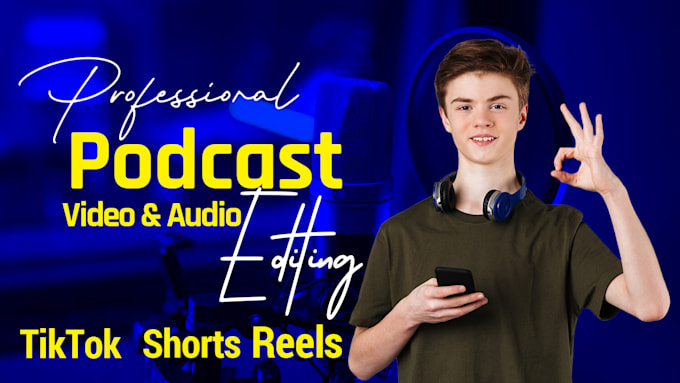 Gig Preview - Professionally edit your audio and video podcast