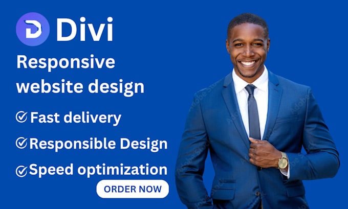 Bestseller - design your responsive wordpress website with divi theme