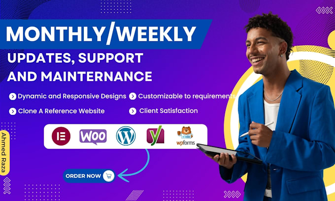 Gig Preview - Provide affordable weekly website maintenance and optimization service