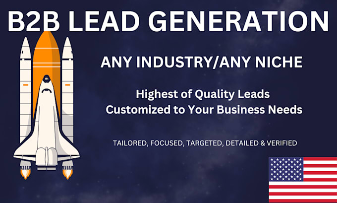 Gig Preview - Create atargeted b2b lead generation related to any industry