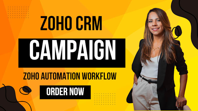 Gig Preview - Do zoho crm zoho campaign zoho automation workflow zoho desk form zoho site