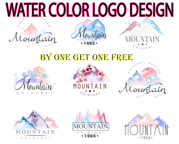 Gig Preview - Do attractive watercolor logo design