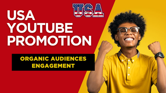 Gig Preview - Do professional and organic top USA youtube channel promotion to 10m audiences