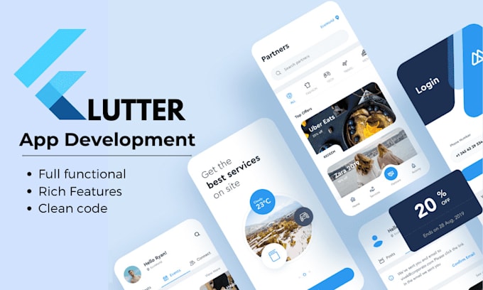 Bestseller - develop app build, android and ios app development as flutter developer