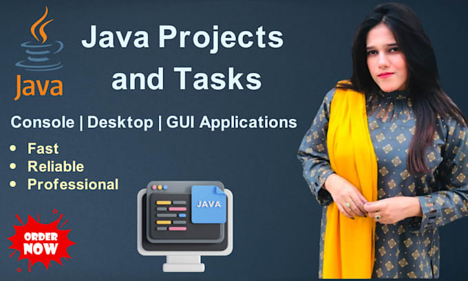 Gig Preview - Do java programming and develop java projects for you