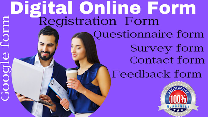 Gig Preview - Do online survey questionnaire using google form and jotform