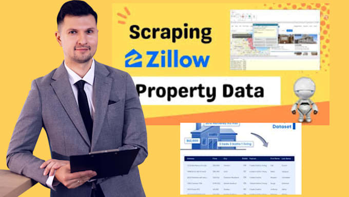 Bestseller - do zillow scraping for real estate with in 10hrs