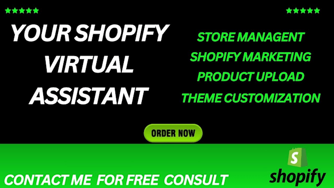 Bestseller - be your shopify virtual assistant and your shopify manager