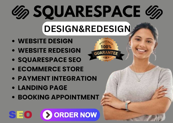 Gig Preview - Do modern squarespace website design or squarespace redesign