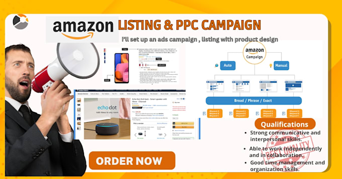 Bestseller - amazon listing and amazon ppc campaign product listing fba