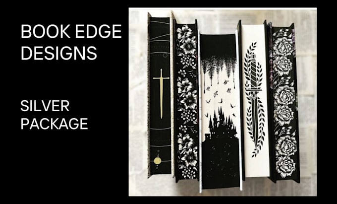 Gig Preview - Create beautiful custom book edges for your fantasy book