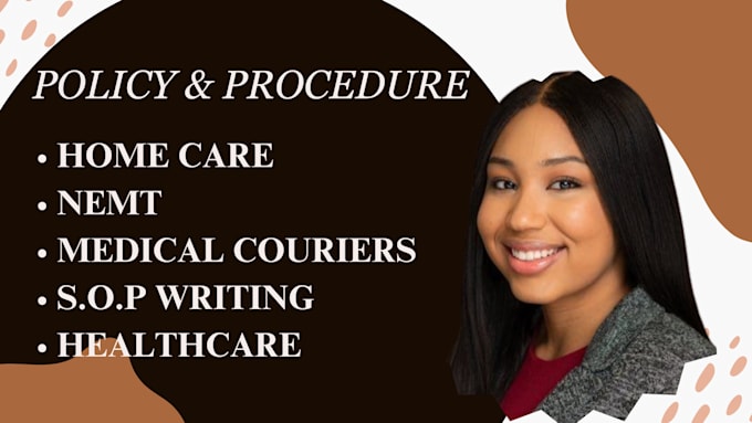 Bestseller - write home care, nemt, healthcare and medical couriers policy and procedures