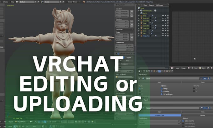 Gig Preview - Edit or upload your avatar to vrchat