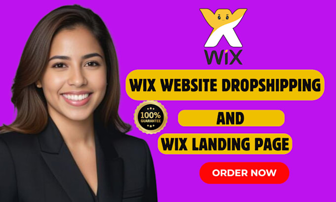 Gig Preview - Wix landing page wix blog wix dropshopping wix mobile site