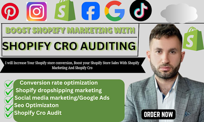 Bestseller - do ecommerce marketing, shopify store cro, conversion rate audit to boost