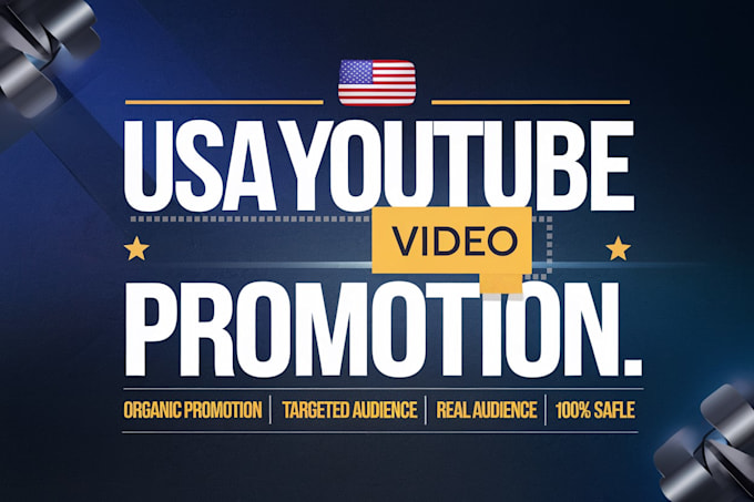 Bestseller - do organic USA youtube video promotion for channel growth and monetization views