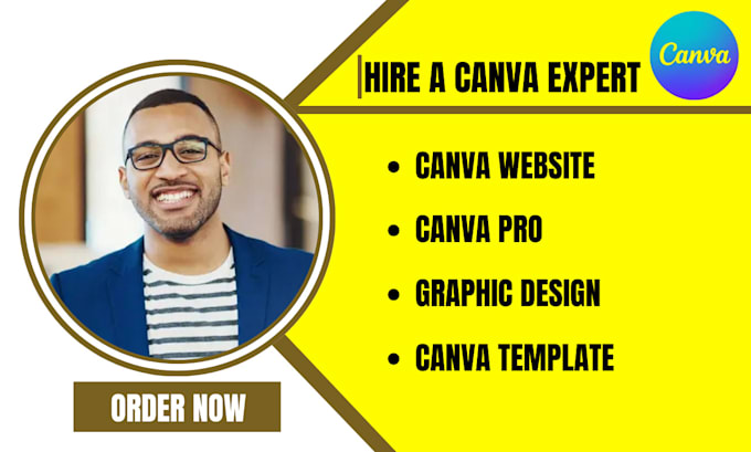 Bestseller - design canva website redesign canva website canva template